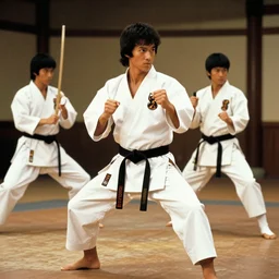 a film still from the karate kid ( 1 9 8 4 )