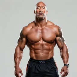 dwayne the rock johnson, digital art