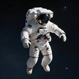 a single lonely astronaut floating in the space, hyperrealistic, concept art, octane render, unreal engine 5, trending on artstation, high quality, greg rutkowski, highly detailed, 8 k, path traced, anatomically correct, five fingers, cinematic, high coherence, serene landscape