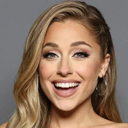 hillarious caricature of ariana grande with colossal nose and huge grin trending on facebook