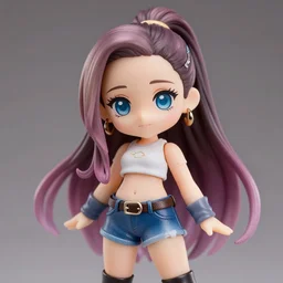 ariana grande as nendoroid, 8 k hd dof, cinestill 8 0 0 t