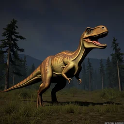 a dinosaur in red dead redemption 2
