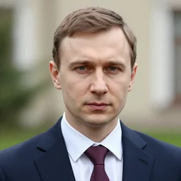 a portrait of a pretty young putin by ilya kuvshinov