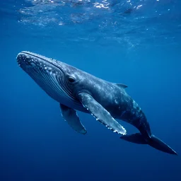 photo of an underwater creature larger than a whale