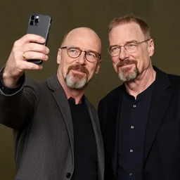 hal wilkerson taking a selfie with walter white, hd