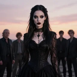 photographic portrait of a stunningly beautiful alien gothic female in soft dreamy light at sunset, contemporary fashion shoot, by edward robert hughes, annie leibovitz and steve mccurry, david lazar, jimmy nelsson, breathtaking, 8 k resolution, extremely detailed, beautiful, establishing shot, artistic, hyperrealistic, beautiful face, octane render