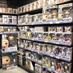 a store full of funko pop
