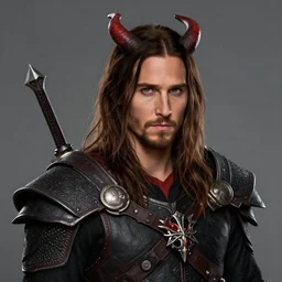 portrait of a dungeons and dragons half - demon who looks like jared leto by ralph horsley, rossdraws, ilvya kuvshinov, matte painting, highly detailed, pixar, maya, artstation