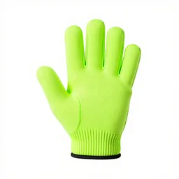 neon mittens, 8k product photo, isolated on a pure white background, centered, entire object in frame, sharp focus, soft studio lighting