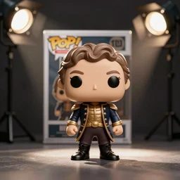 Napoleon Bonaparte as a Funko POP!, studio setting, studio lighting