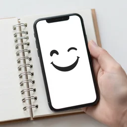smiling phone book,