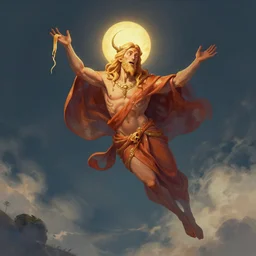 the god of the church of the flying spaghetti monster, trending on artstation