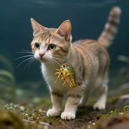 a cladocera - cat - hybrid. animal photography, - s 5 0