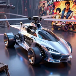 helicopter vehicule concept design engine super cars rocket league tank mad max global illumination ray tracing hdr chromed reflexion, gta 5 comics official fanart behance hd artstation by jesper ejsing, by rhads, makoto shinkai and lois van baarle, ilya kuvshinov, ossdraws, synthwave, trending on artstation