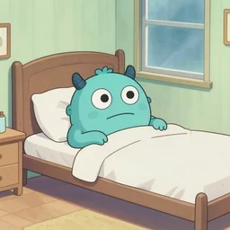 a monster coming out from under my bed