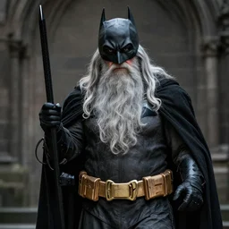 Gandalf as The Batman, dslr photo