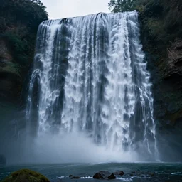 a beautiful waterfall, elegant, soulful, liquid, masterpiece, Cinematic, fantasy art,