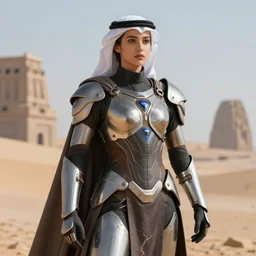 Arabic futuristic warrior, 8K