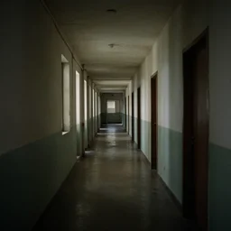 the backrooms liminal space, endless corridor