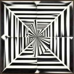 optical illusion by victor vasarely, benoit b. mandelbrot, op art, illusion