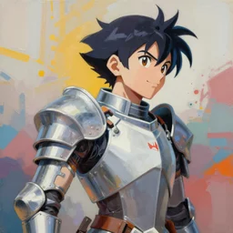 greg manchess portrait painting of partially armored yoko littner of gurren lagann as overwatch character, medium shot, asymmetrical, profile picture, organic painting, sunny day, matte painting, bold shapes, hard edges, street art, trending on artstation, by huang guangjian and gil elvgren and sachin teng