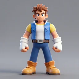 peter falk as a character in super smash bros. ultimate, 3 d render, official render, grey background