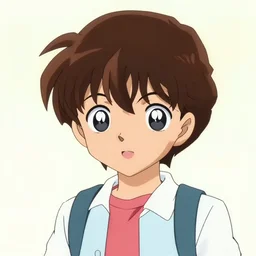 portrait of a cute mamoru chiba style illustration of a young girl mamoru chiba style