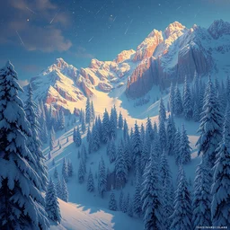 🏂, ferdinand knab, vivid colors, artstation