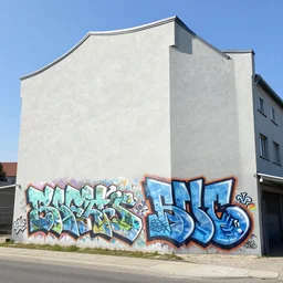 a building that looks like graffiti by mirko reisser ; daim
