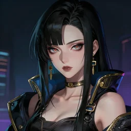 A realistic anime portrait of a Aya Ueto as Cyberpunk Cleopatra, digital painting, by Stanley Artgerm Lau, Sakimichan, WLOP and Rossdraws, digtial painting, trending on ArtStation, SFW version