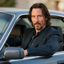 keanu reaves as car salesman, stunning, hyper detailed, 4 k cinematic octane render