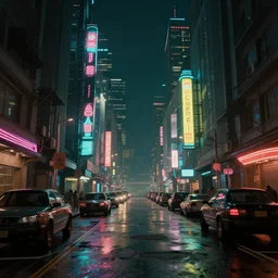 cyberpunk streets at night, hyperdetailed, cinematic lights, octane render, trending on artstation, artstationHD, artstationHQ, unreal engine, 8k