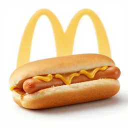 mcdonalds hot dog hamburger, commercial photography