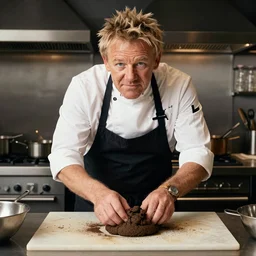 Gordon Ramsay cooking with poop