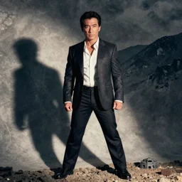 fashion photo of ralph macchio as a midget