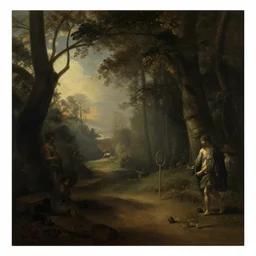 environment art, rembrandt lighting