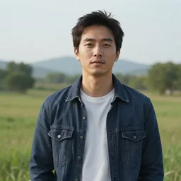 a portrait of a character in a scenic environment by wesley burt