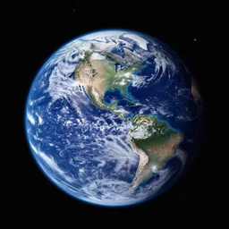 nasa distant satellite still of a flat disc shaped earth that is flat and shaped like a flat disc flat disc!!!!!!!!! floating in space, full earth with stars, 8 k
