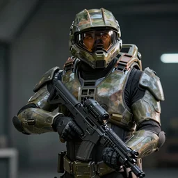 halo master chief, portrait