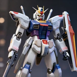 photo of ultra detailed Gundam, photorealistic, octane render, HD, intricate details, HDR, bokeh effect