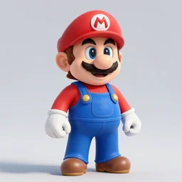 mario bros as a realistic human