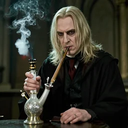 lord voldemort smoking a bong