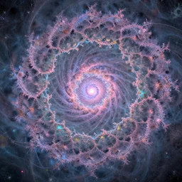biological fractal pastel colored electron micrograph alex gray spiral galaxy painting 8 k concept art