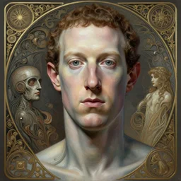 mark zuckerberg as male android!!!, pale, lifeless, dead eyes, portrait, intricate, elegant, highly detailed, digital painting, artstation, concept art, wallpaper, smooth, sharp focus, illustration, art by h. r. giger and artgerm and greg rutkowski and alphonse mucha