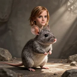 Emma Watson as a mouse