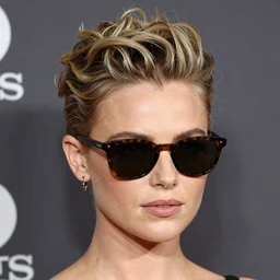 photo of a gorgeous 20-year-old Cara Delevingne hip hairstyle retro sunglasses by Mario Testino, detailed, head shot, award winning, Sony a7R -