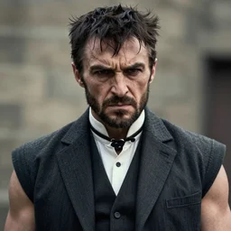 Wolverine in Peaky Blinders very detail 4K quality super realistic