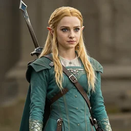 Zelda in Game of Thrones 4K quality super realistic