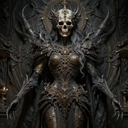 the eater of souls, maximalist, high detail, 8 k, ornate, dark fantasy, realistic, masterpiece, trending on art station, complex, wlop