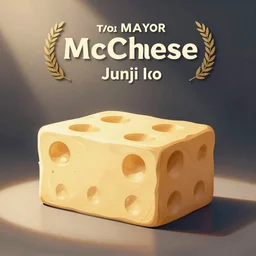 Mayor McCheese illustration by Junji Ito